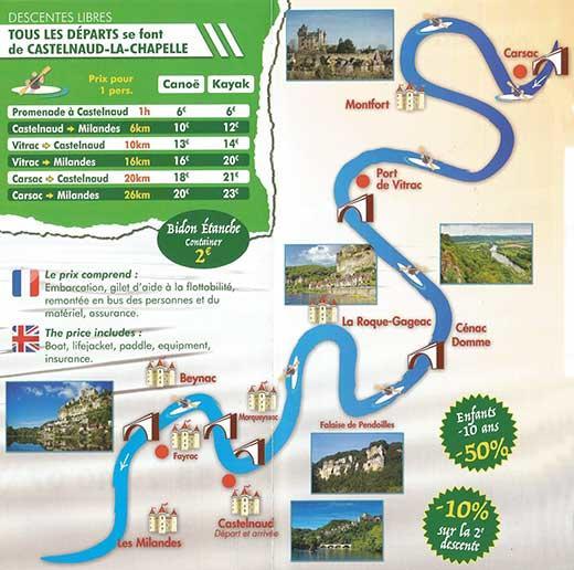 Terre D'Histoire - Baignade - Canoe - Piste Cyclable A 100 M Castelnaud-la-Chapelle Exterior foto